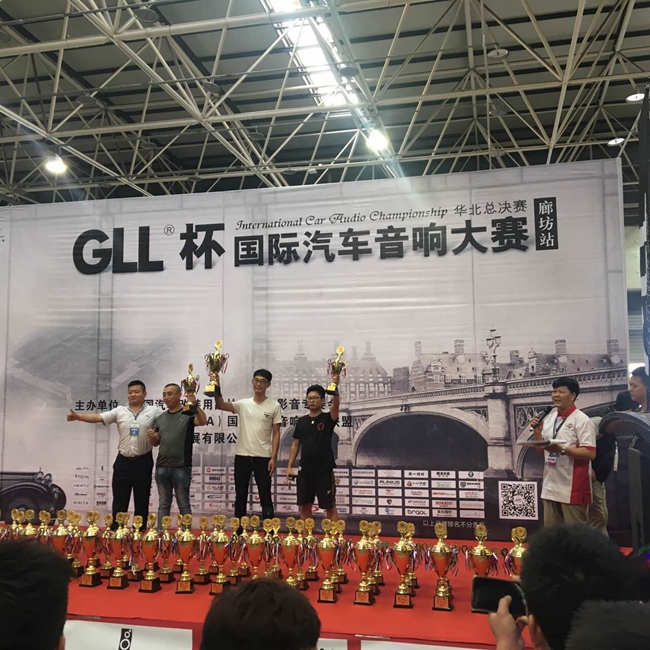 唐山樂暢出征廊坊汽車音響大賽，一車囊括外場