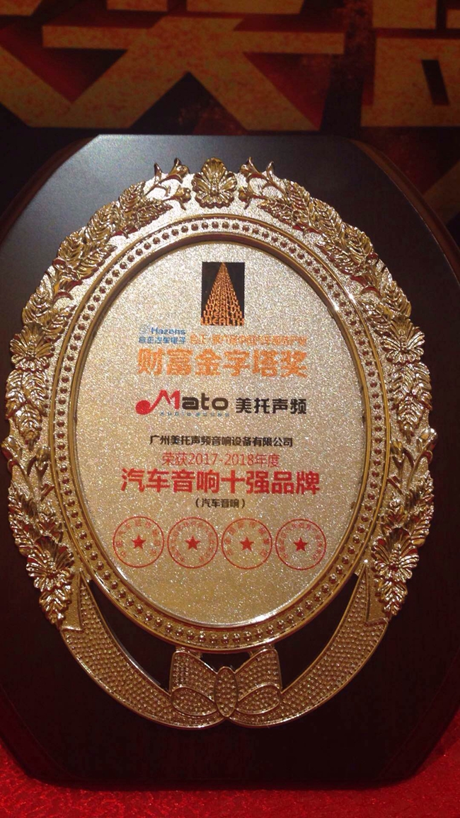 實至名歸，美托聲頻榮斬年度汽車音響十強影響