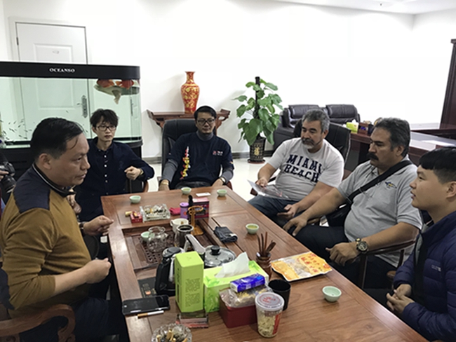 美國USACI汽車音響競賽協會主席率隊訪問美托聲頻