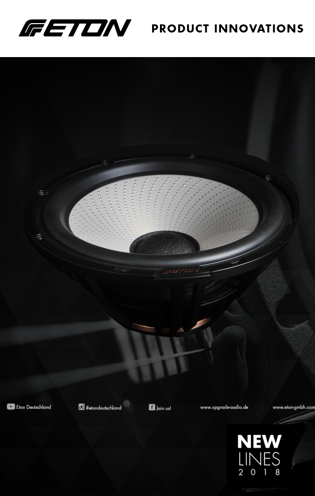 德國ETON  CORE S2 旗艦兩分頻套裝揚聲器全球首發