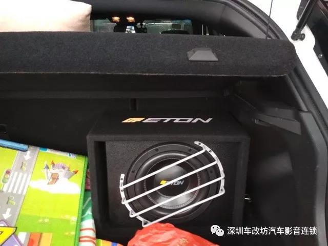 惹人心醉 陸豐X7改裝伊頓 FORSE 10-800BR—深圳車改坊汽車音響改裝