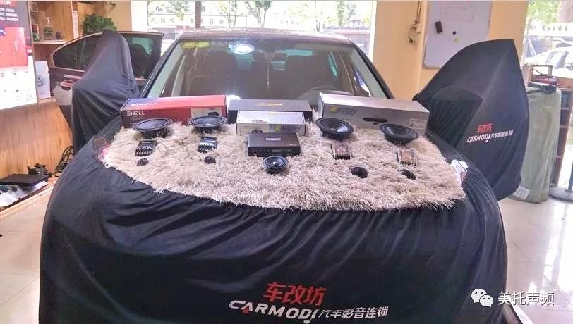 兩臺斯派朗魔音盒85.4，你是認真的嗎？-車改坊太倉店為大眾輝昂汽車音響升級德國ETON
