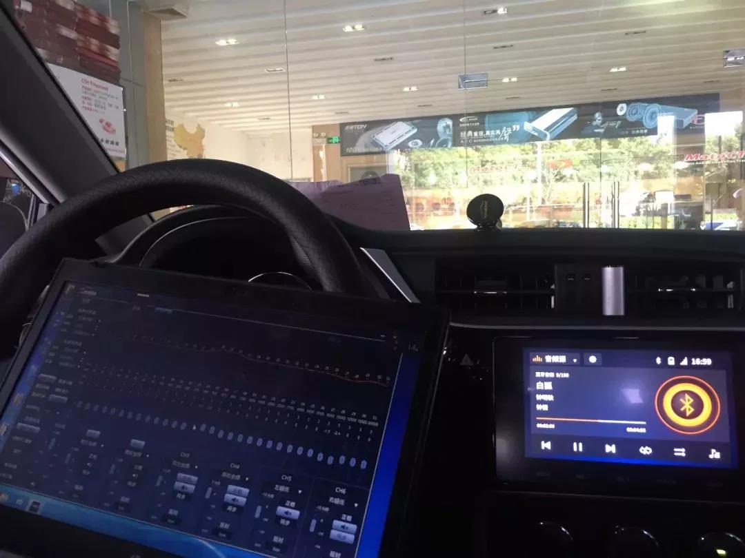 同樣的音樂夢-車改坊佛山店為豐田雷凌汽車音響升級德國ETON