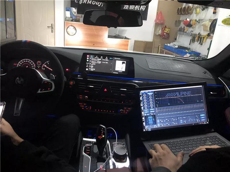 無損照樣HIFI-車改坊武漢店寶馬5系汽車音響升級德國ETON寶馬專車專用
