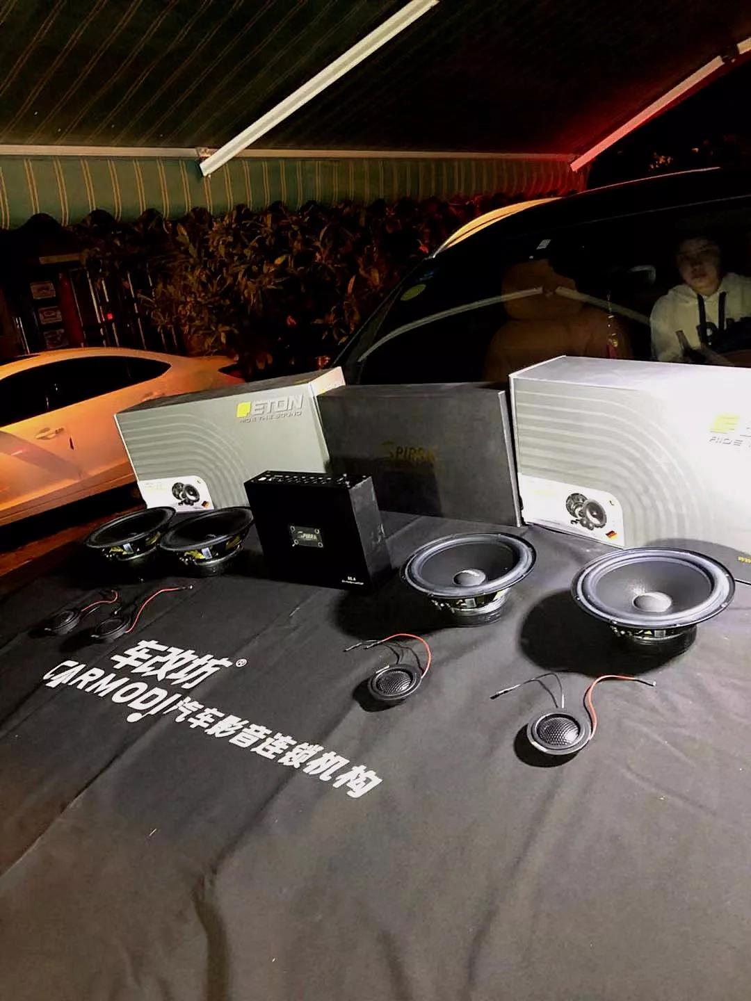 原來豪車音響也弱!-車改坊義烏店瑪莎拉蒂汽車音響升級德國ETON