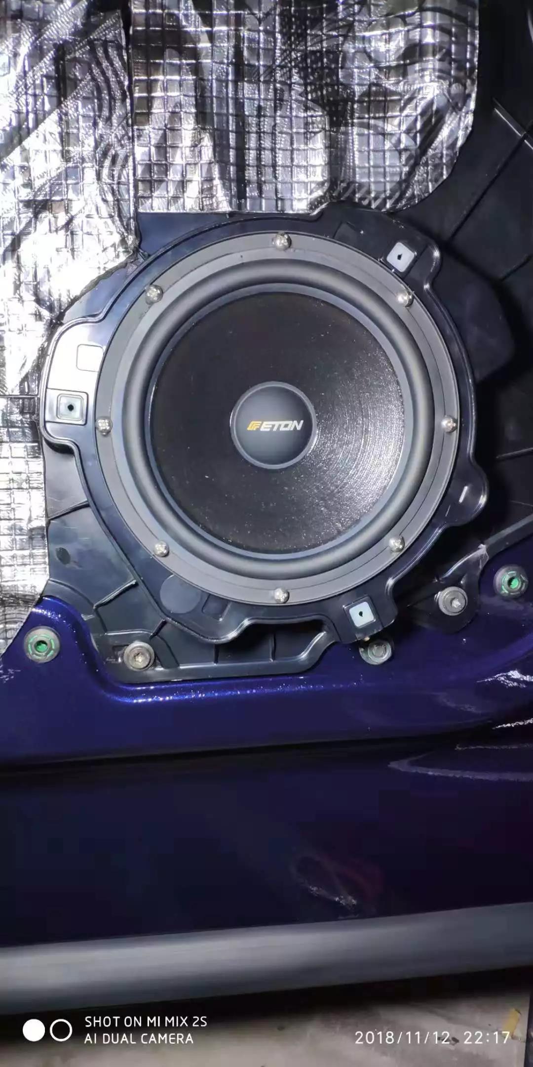 原來豪車音響也弱!-車改坊義烏店瑪莎拉蒂汽車音響升級德國ETON