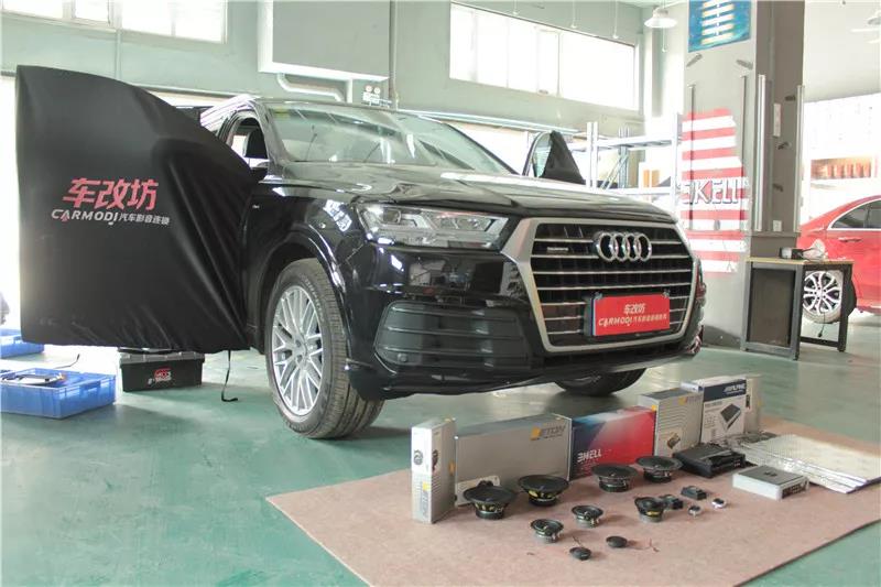 超越未來，前路盡在掌握！-車改坊武漢店奧迪Q7汽車音響升級德國ETON