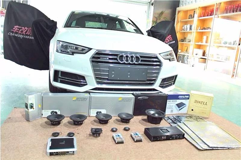 實力派簡直太優秀！-車改坊武漢店奧迪A4L汽車音響升級德國ETON