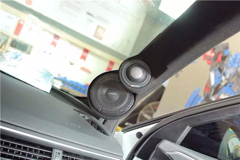 實力派簡直太優秀！-車改坊武漢店奧迪A4L汽車音響升級德國ETON