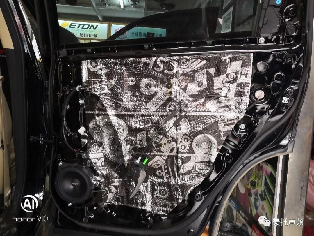 音樂同行,愜意滿滿-車改坊鄭州卡卡汽車音響店漢蘭達音響升級美國BKELL