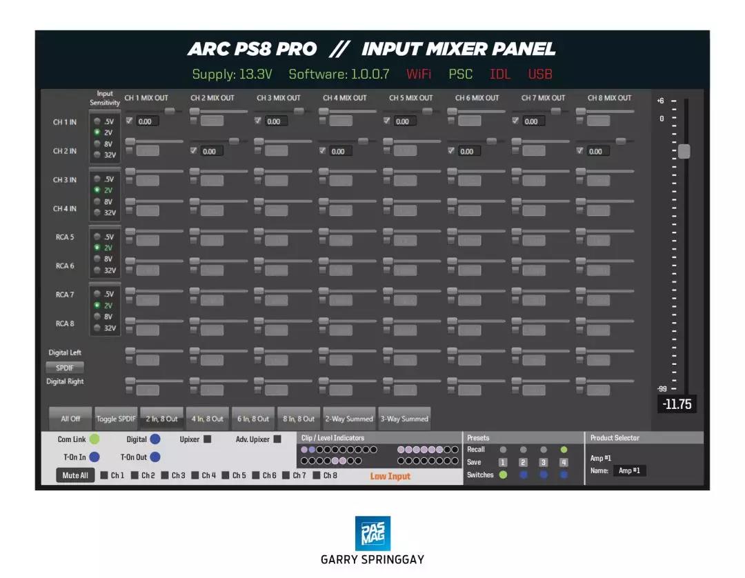 美國ARC AUDIO最新旗艦DSP-PS8 PRO測試報告