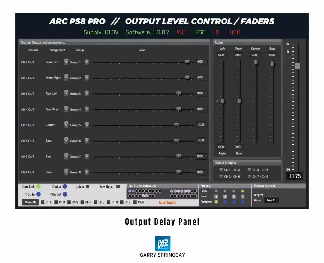 美國ARC AUDIO最新旗艦DSP-PS8 PRO測試報告