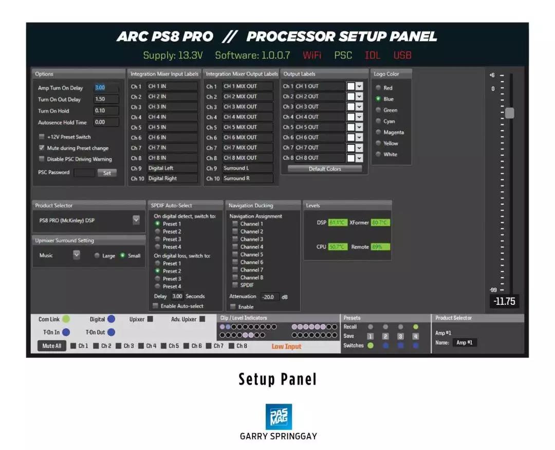 美國ARC AUDIO最新旗艦DSP-PS8 PRO測試報告