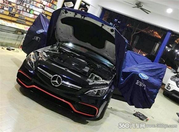 奔馳C200L改裝德國ETON汽車音響 組合三分頻讓聽音變享受