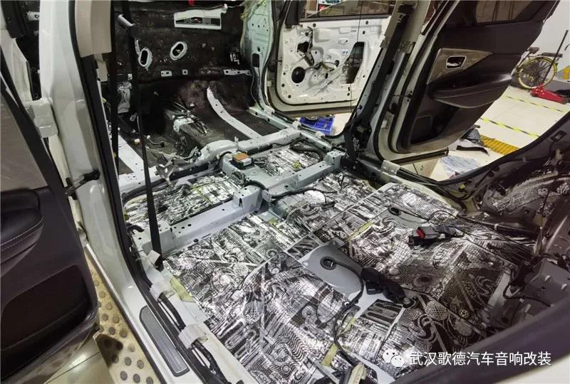 全車處理安靜無比 武漢歌德日產樓蘭汽車隔音改裝
