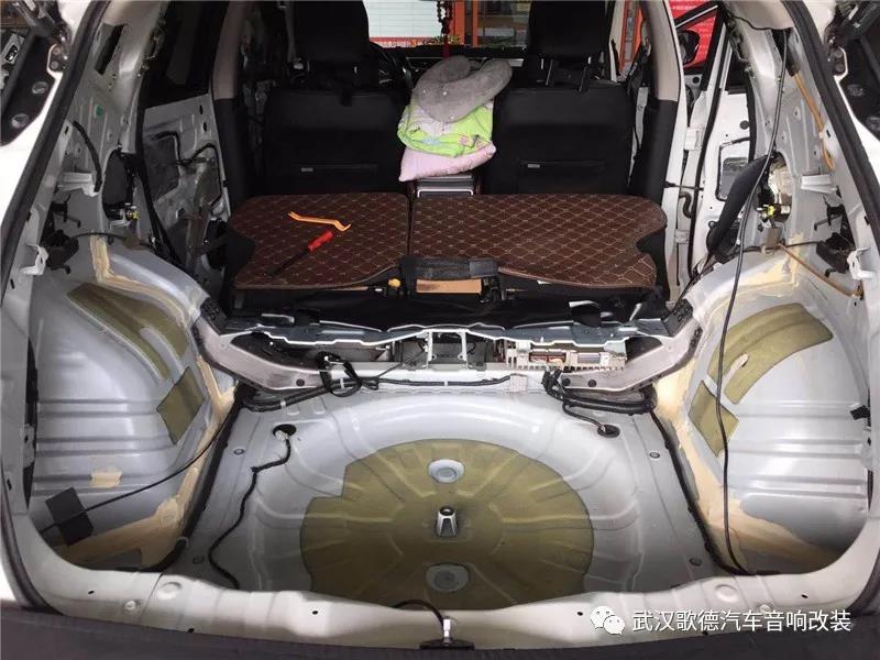 全車處理安靜無比 武漢歌德日產樓蘭汽車隔音改裝