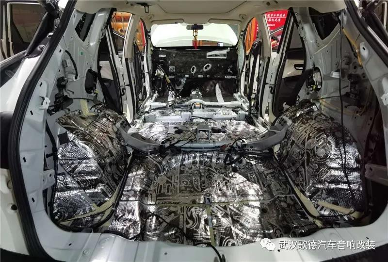 全車處理安靜無比 武漢歌德日產樓蘭汽車隔音改裝