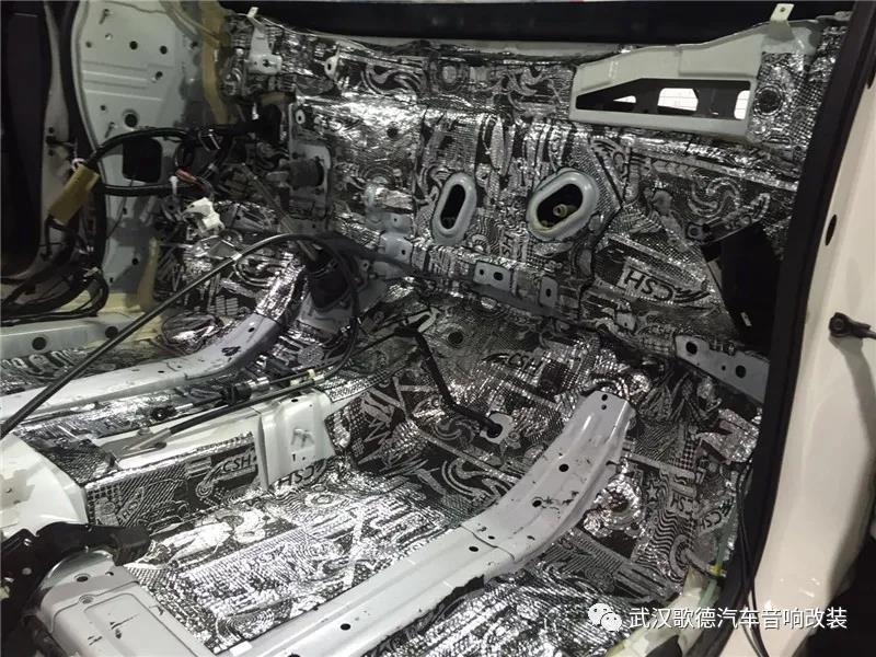 全車處理安靜無比 武漢歌德日產樓蘭汽車隔音改裝