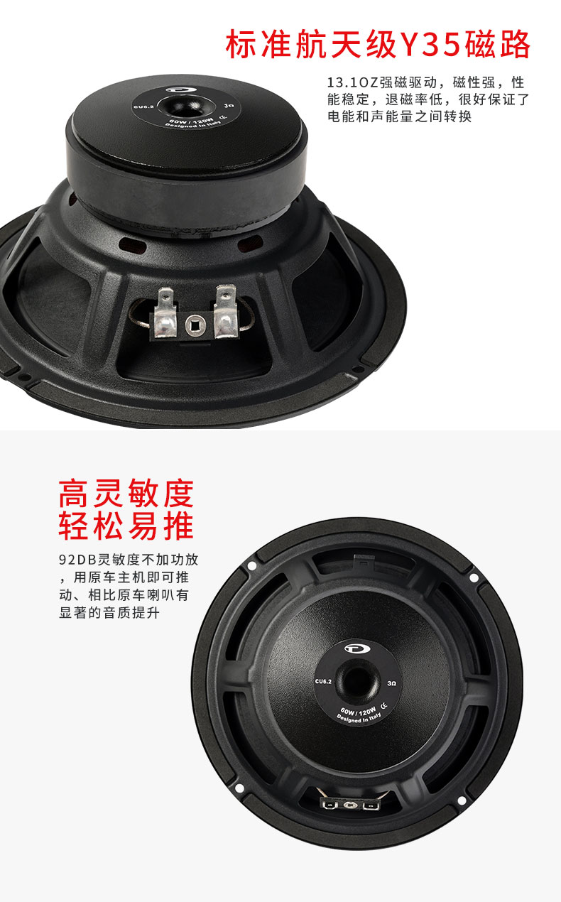 意大利TEC  CU6.2 小愛神兩分頻