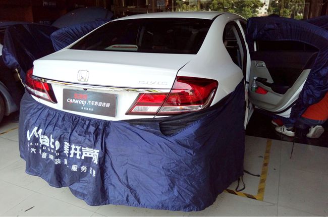 沒有遙不可及 車改坊汽車影音連鎖本田思域改裝