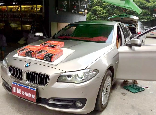 魅力來了擋也擋不住 臺山車龍寶馬525Li無損換裝