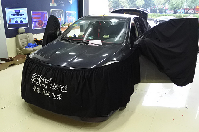 不再走彎路了，尼桑陽光換裝德國伊頓POW172.2兩分頻套裝汽車音響喇叭，A柱高音倒模
