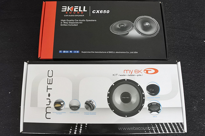 長城M4無損改裝意大利TEC MY6K兩分頻套裝喇叭+美國霸克CX650同軸喇叭