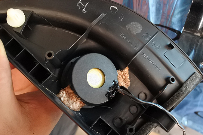 長城M4無損改裝意大利TEC MY6K兩分頻套裝喇叭+美國霸克CX650同軸喇叭