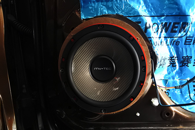 眾泰T600無損換裝意大利TEC MY6K兩分頻套裝喇叭+美國霸克CX650同軸喇叭
