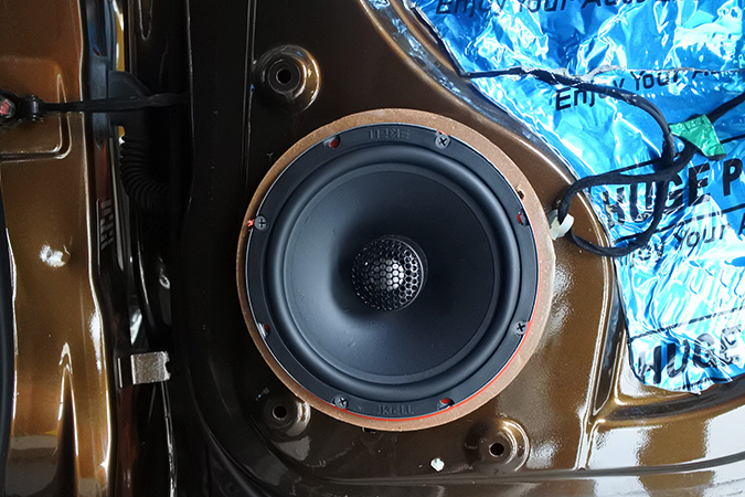 眾泰T600無損換裝意大利TEC MY6K兩分頻套裝喇叭+美國霸克CX650同軸喇叭