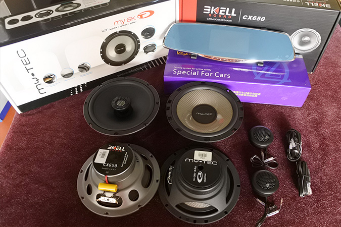 豐田致炫無損換裝意大利TEC MY6K兩分頻套裝喇叭+霸克CX650同軸喇叭