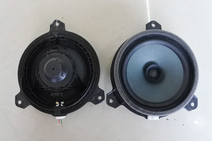 豐田致炫無損換裝意大利TEC MY6K兩分頻套裝喇叭+霸克CX650同軸喇叭
