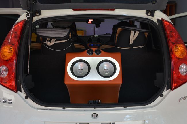 熱情如火 沈陽易陽比亞迪F0改裝美國霸克汽車音