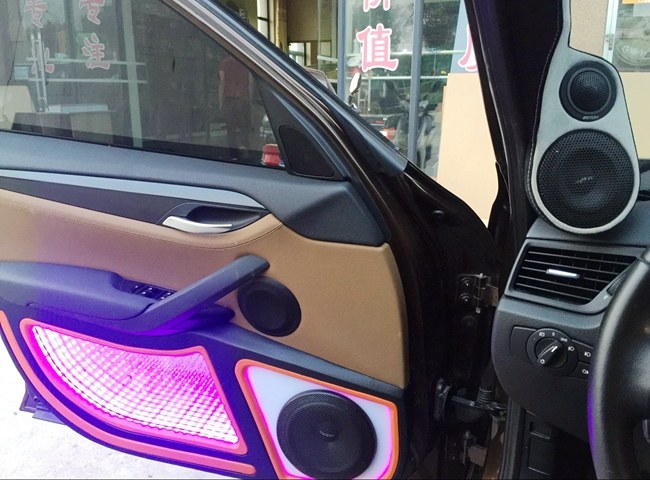 汽車音響不能差 徐州好聲音寶馬X1改裝ETON和ARC汽