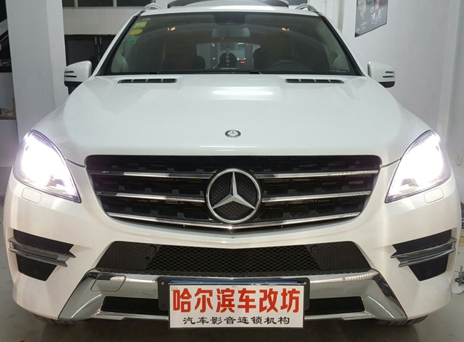 恢弘音浪 車改坊汽車影音連鎖奔馳ML320改裝Hybr