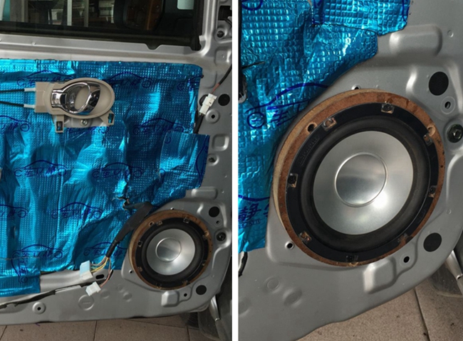 專屬音響 三鄉極速日產陽光改裝美國霸克汽車音