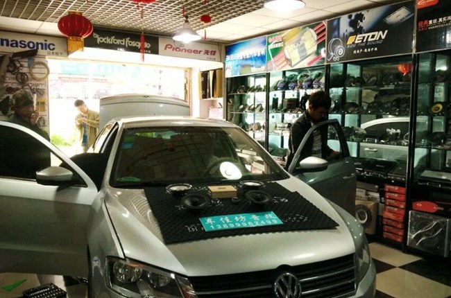 音樂之狂想曲 新疆車佳坊大眾朗逸改裝霸克和斯