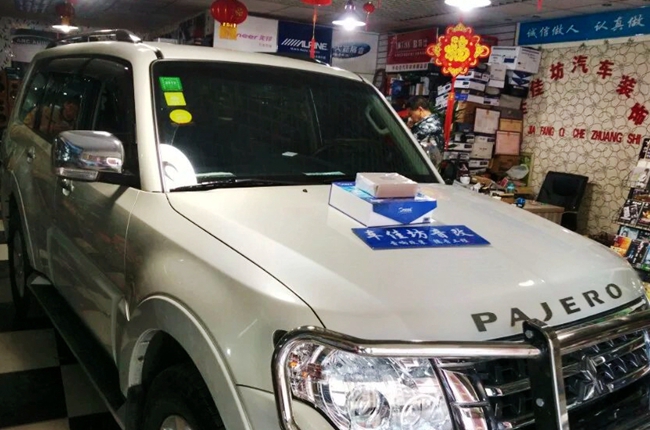 精彩不斷 新疆車佳坊三菱帕杰羅二次升級改裝斯