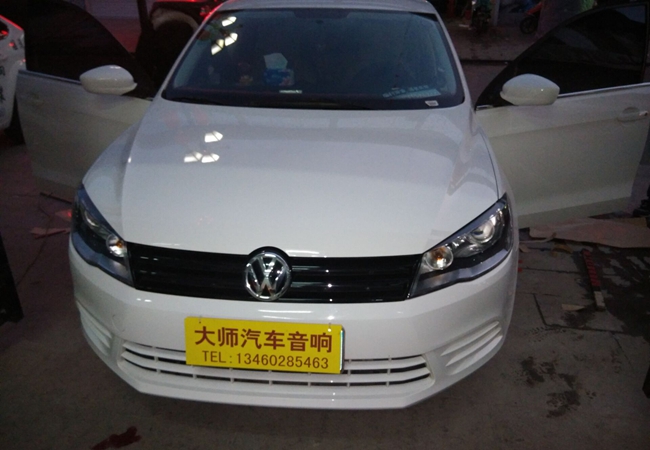 簡單升級簡單愛 周口大師大眾寶來改裝美國霸克