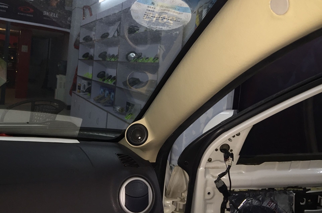 音有你而美 南充大玩具汽車音響長安悅翔V5改裝