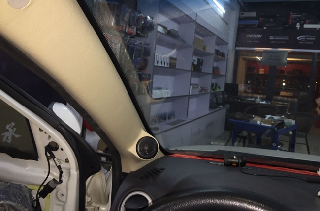 音有你而美 南充大玩具汽車音響長安悅翔V5改裝