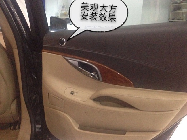 聲場表現出眾 瀘州合利別克君越改裝美國霸克音