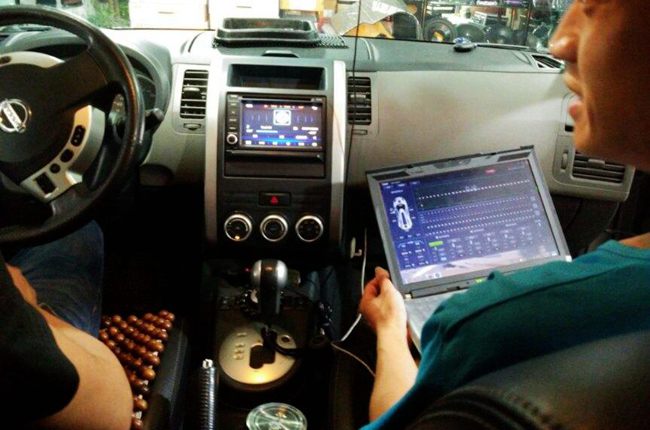 炫彩魔音 新疆車佳坊日產騏達改裝ETON和斯派朗（