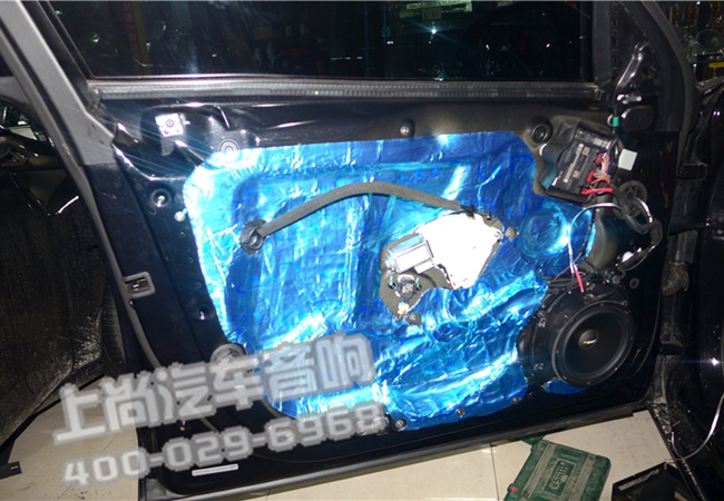音樂響自由 西安上尚奧迪A6L改裝德國ETON汽車音響