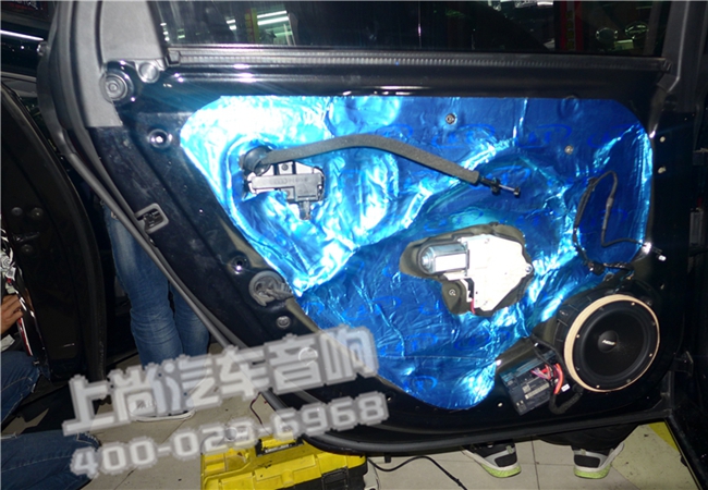 音樂響自由 西安上尚奧迪A6L改裝德國ETON汽車音響