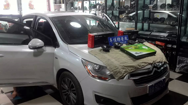 聰明人的選擇 新疆車佳坊雪鐵龍C4L改裝美國霸克