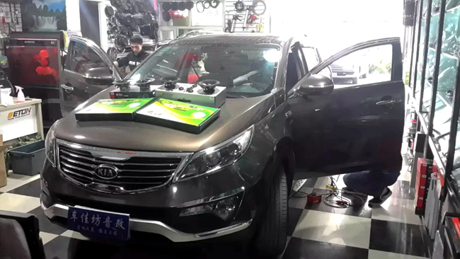 從此快樂享樂 新疆車佳坊起亞智跑改裝ETON和霸克