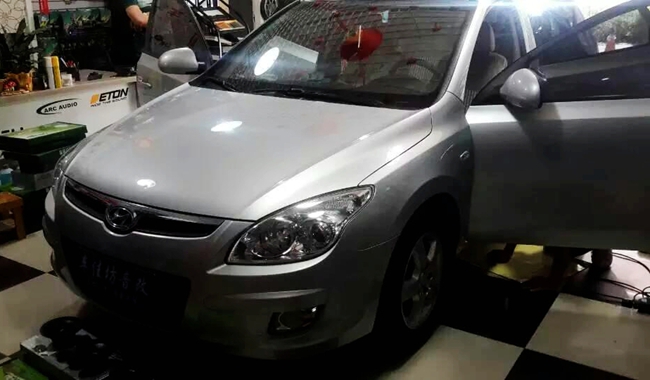 當紅套裝輕升級 新疆車佳坊現代I30改裝ETON和霸克