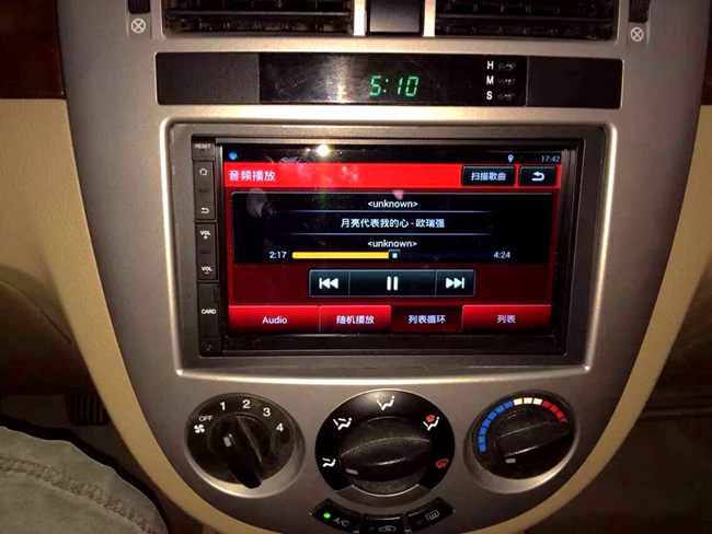體驗至尊HIFI 呼市志高別克凱越旅行版改裝TEC、