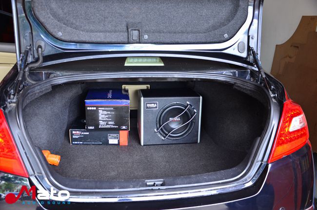 悅享新時尚 海口龍發日產天籟改裝美國霸克音響